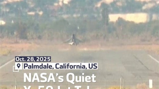 NASA’s Quiet X-59 Jet Takes First Flight