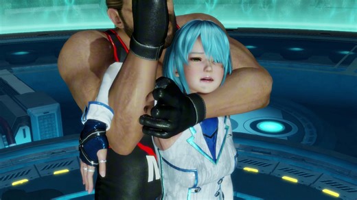 《死或生6》妮可战败 被大叔紧贴