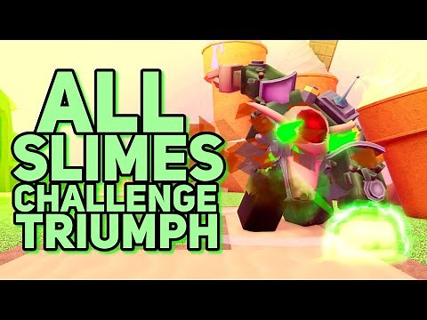 TRIUMPH ALL SLIMES CHALLENGE | Tower Defense Simulator