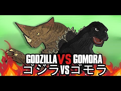 GODZILLA VS GOMORA ゴジラ VS ゴモラ kAIJU MOMENTS!!!!