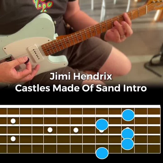 Learn to Play Castles Made of Sand by Jimi Hendrix | Guitar Tutorial