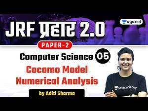 06:00 PM - NTA UGC NET 2021 | Computer Science by Aditi Sharma | Cocomo Model Numerical Analysis