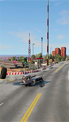 Realistic Highway Car Crashes