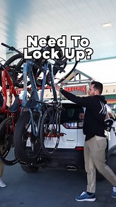17K views · 65 reactions | Quick stop for snacks? No problem. With our Integrated Locking System, you can lock your bikes in seconds and head inside worry-free. Get your VelociRAX here: https://www.velocirax.com/collections/hitch-bike-racks | Velocirax | Facebook