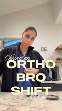 POV: You’re on an Ortho Bro shift 🦴 #shorts #orthopedics #juniordoctor