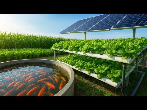 Smart Agriculture Systems Combining Circular Farming of Crops and Aquaculture
