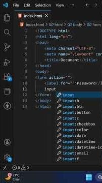 HTML Form Tag & Password Input | Complete HTML Course #17 #shorts #coding #html #viral #trending