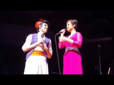 "A Whole New World" - Lea Salonga and Jimmy Sherfy (As Aladdin) - 2016!