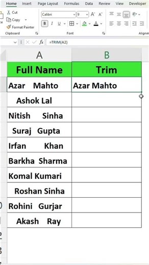 how to trim in excel #vlookup