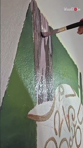 Artist At Work: Transforming Rough Lines Into Stunning Murals || WooGlobe