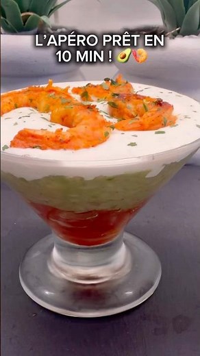 Verrines Avocat, Tomate & Crevettes (Recette Express) 🥑#verrine #recettefacile #recipe #food