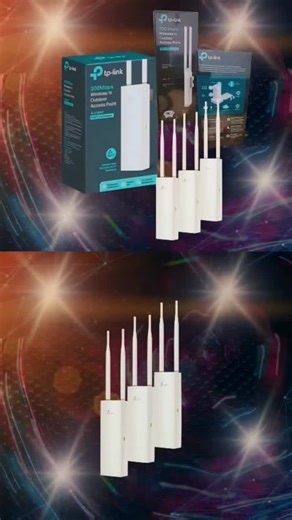 TP-Link 300 Mbps Wireless N Outdoor Access Point • Wireless Speed: Up to 300 Mbps on 2.4 GHz • Standards: IEEE 802.11b/g/n • Antenna: 12dBi dual-polarized directional antenna • Transmit Power: Up to 27 dBm (500mw) • Range: Long-distance wireless transmission • Ports: 1 x 10/100 Mbps Ethernet port • Operating Modes: Access Point, Client, WISP, and Repeater • Power Supply: Passive Power over Ethernet (PoE) • Weatherproof: IPX5-rated weatherproof enclosure • Security: WPA/WPA2, WEP encryption, MAC 