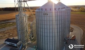 Stop climbing bin ladders or dealing with failing bid indicators. Bitmasked Automation has the solution! Radar sensors coupled with touch screen access give accurate fill rate without the climb. Learn more today AutomateMyFarm.com | Fabulous Farm Babe
