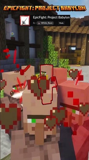 Minecraft Best Epic Fight Mods! #4 #shorts #minecraft