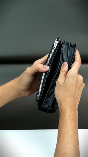 TASA Long Wallet Series 6 Black | Cow Leather | TASA |