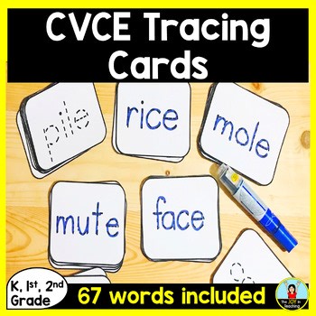 CVCE Tracing Flashcards | Phonics Tracing Practice