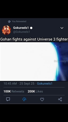 2.5K views · 58 reactions | Gohan fights against Universe 3 fighter | Gokureels1 | Facebook