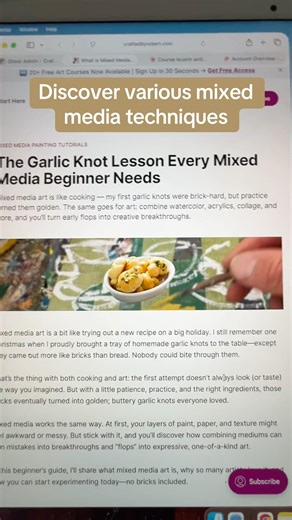 Discover various mixed media techniques to inspire your next masterpiece. #mixedmedia