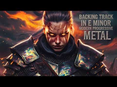 Backing Track in E Minor Modern Progressive Metal | BPM 81