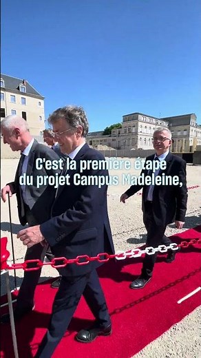 🧱🎓 Pose de la première pierre du campus Orléans Madeleine