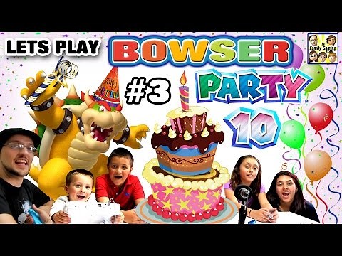 Lets Play MARIO PARTY 10! Bowser Party in Mushroom Park! (FGTEEV 5 Player FAMILY GAMEPLAY Part 3)