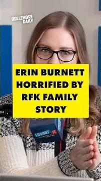 Erin Burnett Looks Sick After Hearing Unsettling Family Story About RFK Jr. #DollemoreDaily #RFKJr