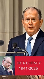 George W. Bush delivers heartfelt eulogy for Dick Cheney at funeral service