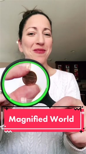 Right and wrong way to use a magnifying glass. #magnifiedworld #magnified #learnontiktok #scienceforkids #elementary