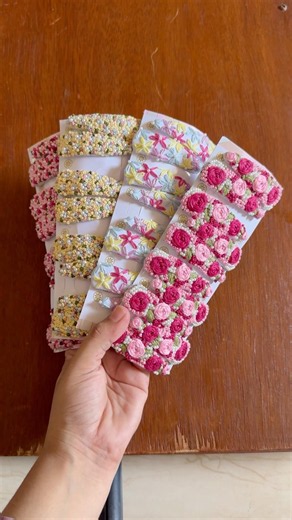 Embroidery HairClip #embroidery #handembroidery #handmade #threadart #shortsviral #ytshorts