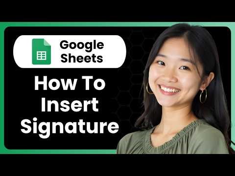 How To Insert Digital Signature In Google Sheets Documents