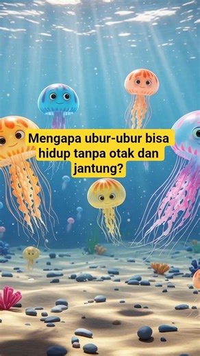 Mengapa ubur-ubur bisa hidup tanpa otak dan jantung?
