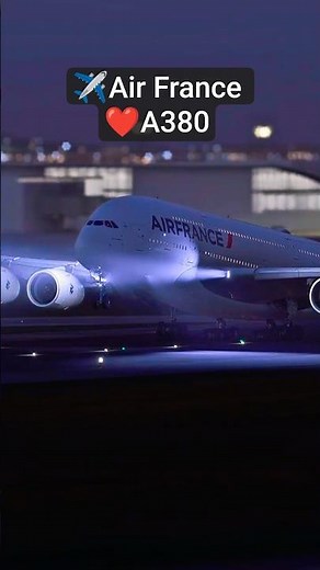 Air France A380 Epic Takeoff from Dubai Airport! 🌇✈️ #shorts