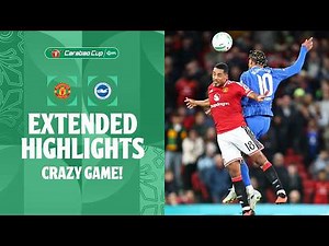 CRAZY GAME! | Manchester United v Brighton extended highlights