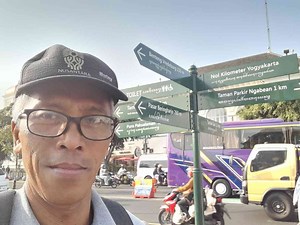 Ini Lho Titik Nol Kilometer Yogyakarta, Tepat di Papan Penunjuk Arah