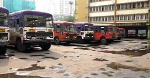 State Transport Buses Go Off The Road In Maharashtra |
