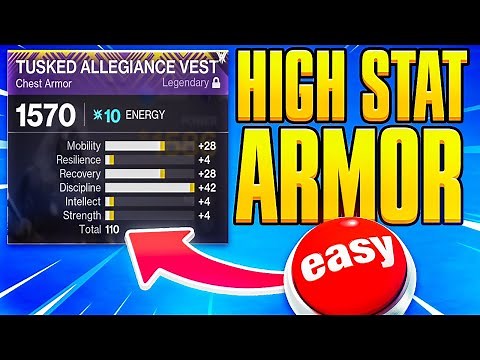 The FASTEST High Stat Armor FARM in Destiny 2