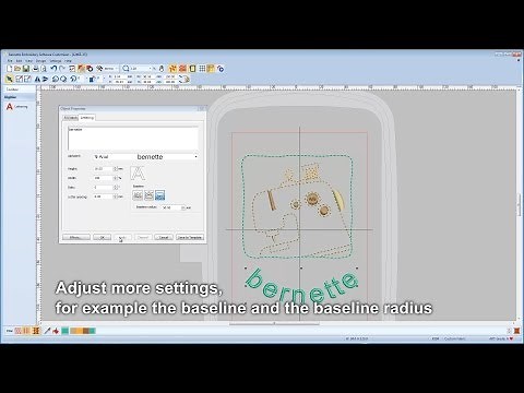 bernette embroidery software Customizer: first steps and editing designs