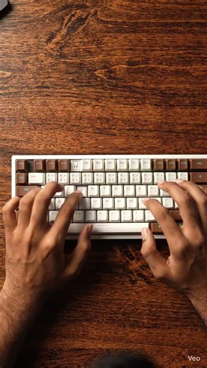 Brown switches sound ASMR. #asmr #keyboard #asmrsound
