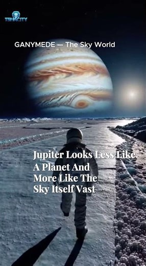 Ganymede — The Sky World- Just Imagine Standing on One of The Jupiter's Moon! #spaceexploration