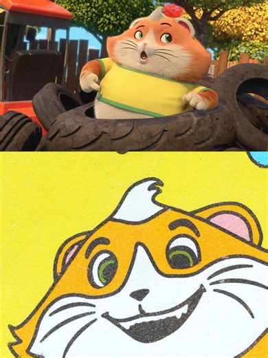 An artistic touch for our Meatball! Look at this masterpiece with colorful sand! 🎨😻 #44cats