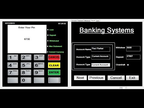 How to create ATM Banking Systems in Visual Basic.Net Tutorial 2