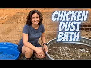 How and Why We Made A Chicken Dust Bath