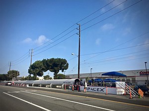 elon musk & spaceX's hyperloop pod competition winner exceeds 200 mph