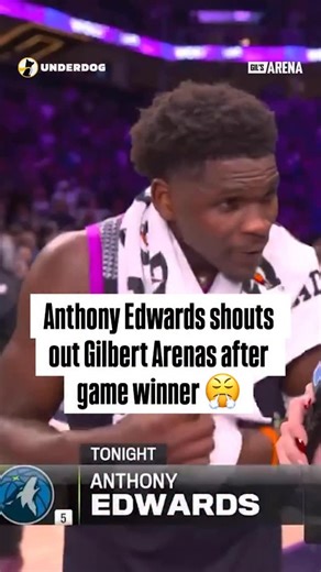 Gil's Arena on Instagram: "WE CALLIN IT THE ANT-MAN NOW! @theanthonyedwards_"