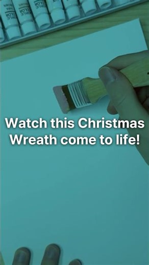 Watch this Christmas Wreath come to life! 3D Modeling Paste Art.