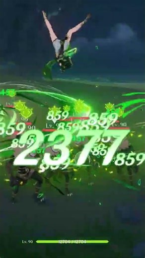 AoE Damage #shorts #genhinimpact #genshin #hoyoverse #mihoyo #hoyocreators #gameplay #guide #rpg