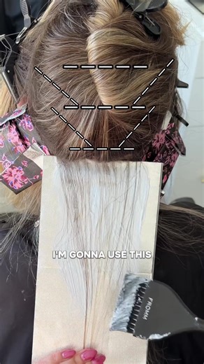 Spring Hair Transformation with Triangular Full Foil Technique