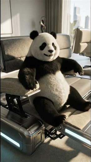 Angry Panda Dad Gets Trapped by a Smart Sofa
