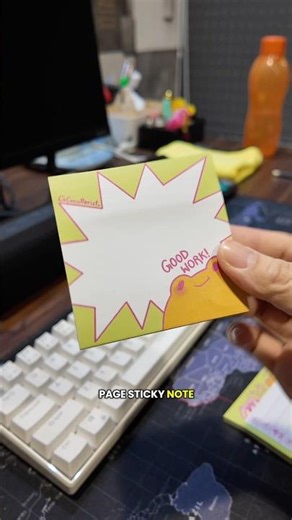 I made sticky notes! #stationery