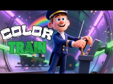 The Magic Color Train Adventure 🌈 Learn Colors for Kids!